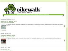Tablet Screenshot of bikewalklincolnpark.com